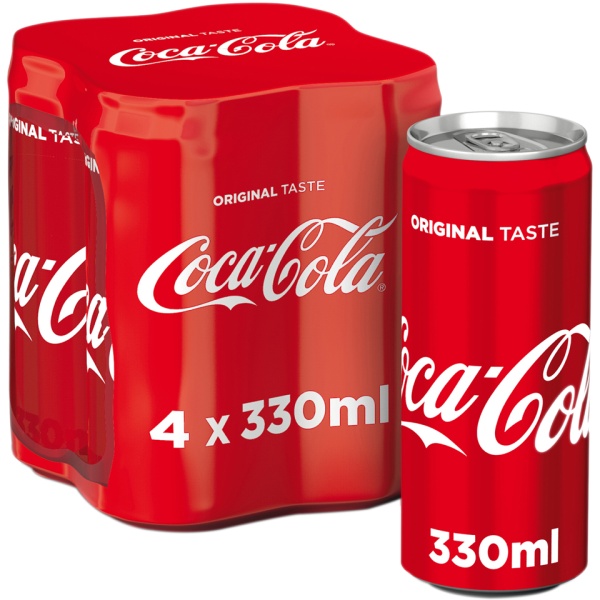 Bax 4 Buc Coca-Cola Original 330ML